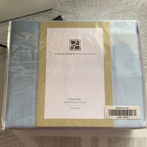California king sheet set — brand new in package